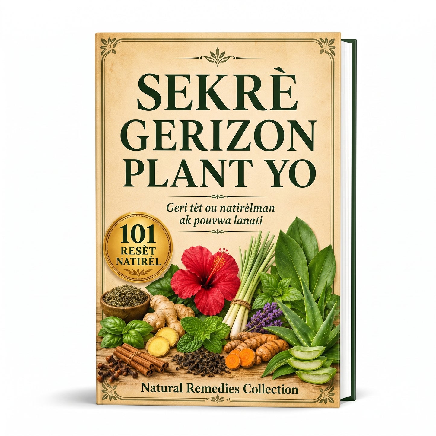 Sekrè Gerizon Plant Yo — Le grand guide des remèdes naturels (101 recettes)